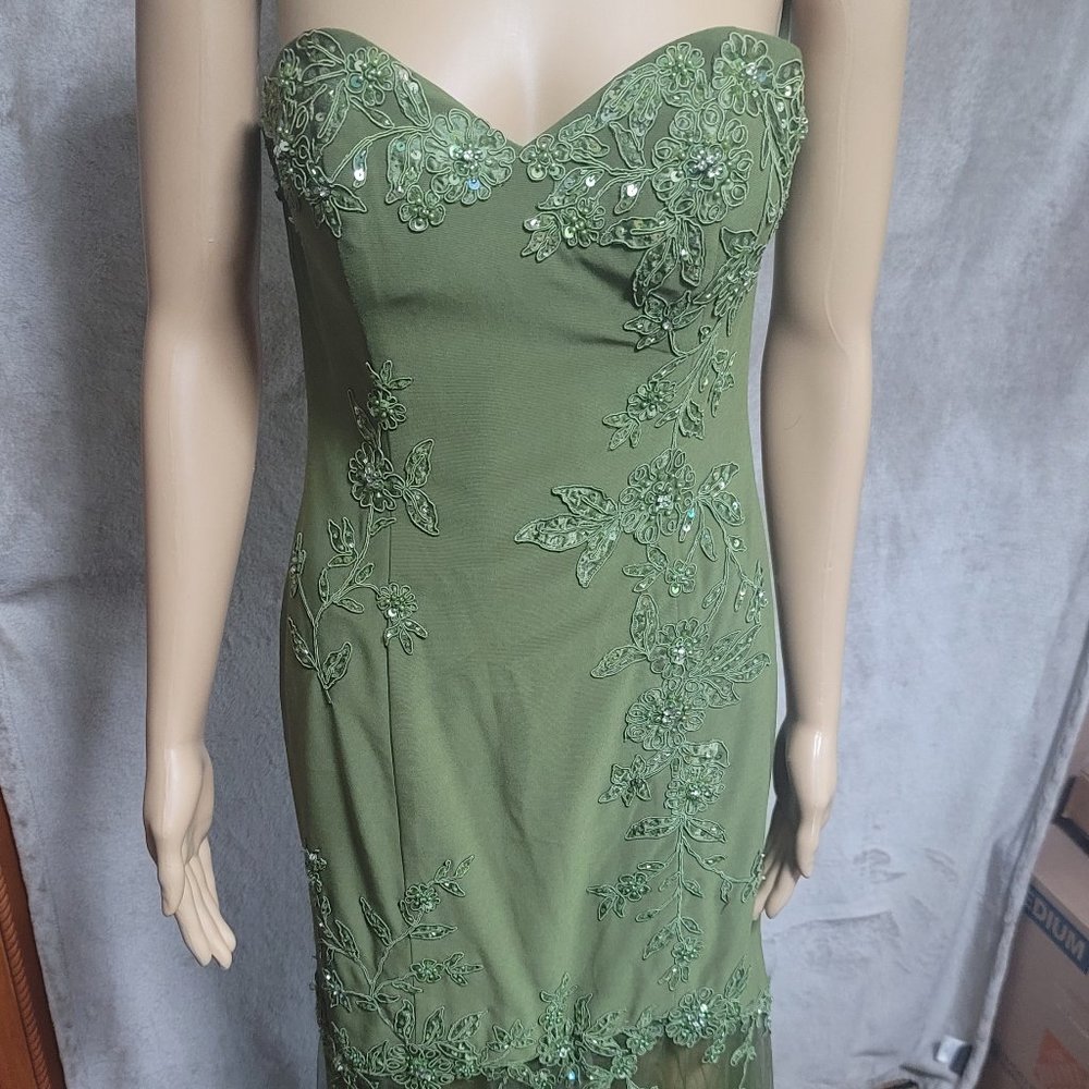 Janique by Kourosh Green dress